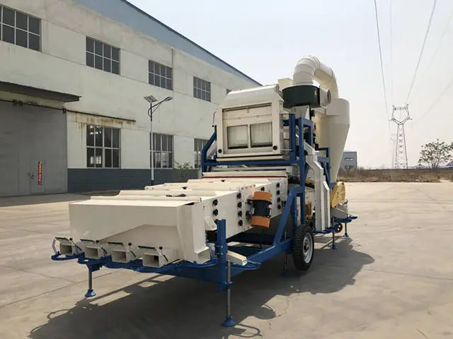 Beans Peas Cleaning Machine Corn Maize Sesame Grain Seed Grading Machine — view 3