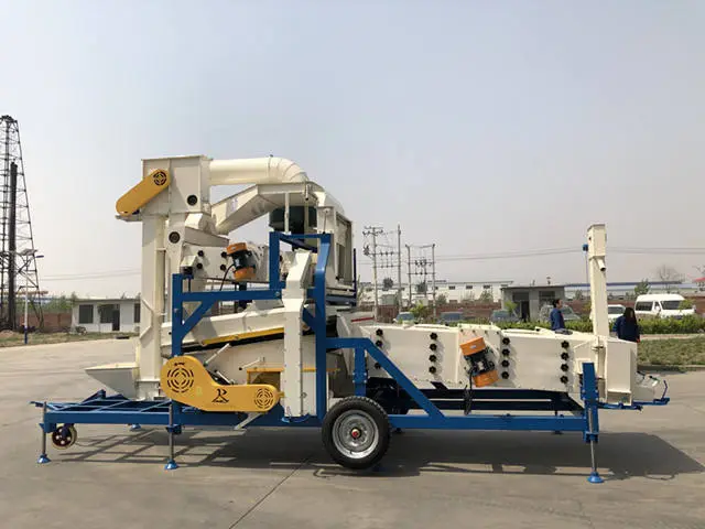 Beans Peas Cleaning Machine Corn Maize Sesame Grain Seed Grading Machine — view 4