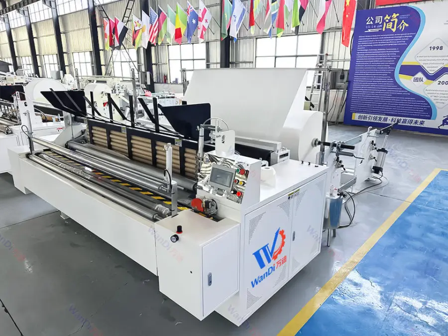 Hot Sale Semi-Automatic Small Business Toilet Paper Making Machine Toilet Paper Fully Automatic Production Line — image 4