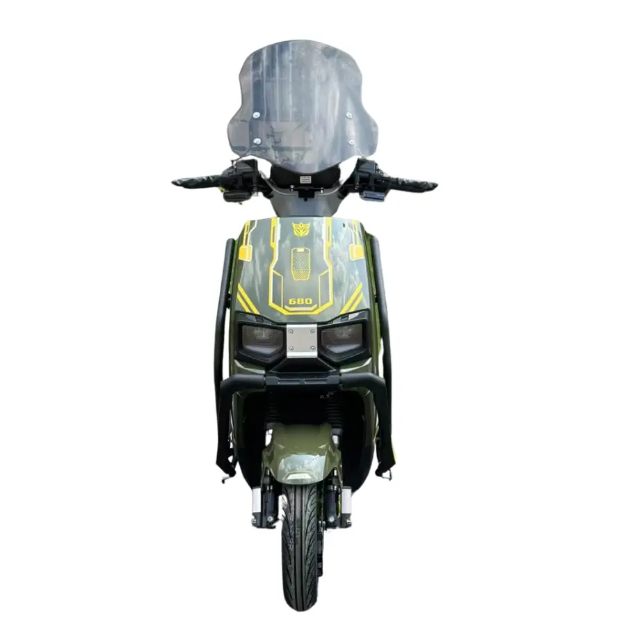 Two-Seater Adult Electric Scooter for Food Delivery 72v Racing Two-Wheel Motorcycle for Sale — image 4