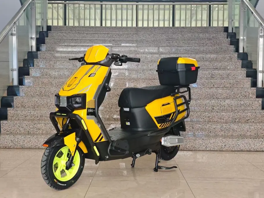 Two-Seater Adult Electric Scooter for Food Delivery 72v Racing Two-Wheel Motorcycle for Sale — image 6