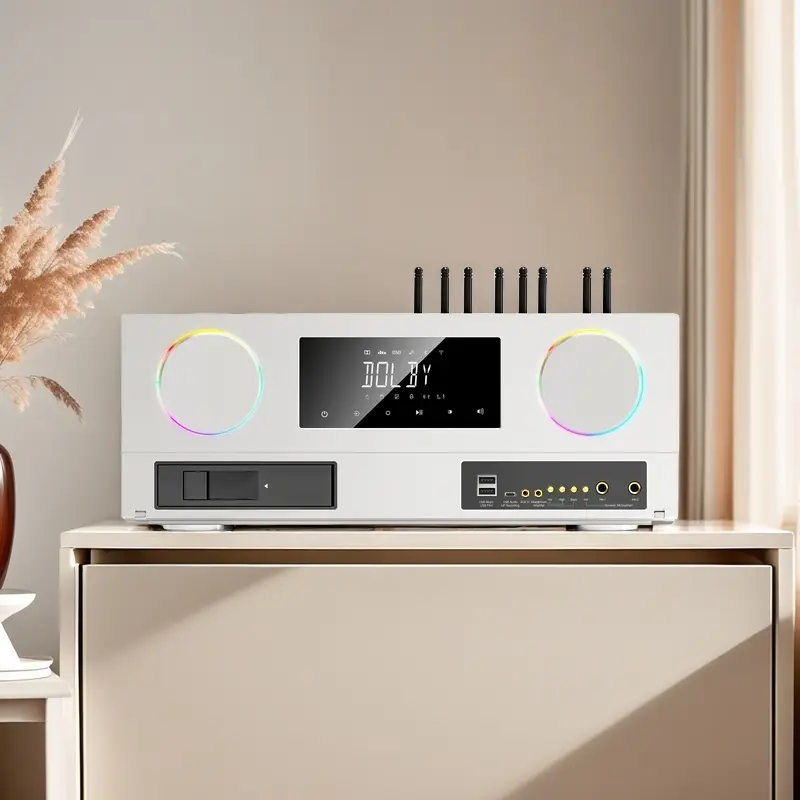 New 1200W High-power 5 In1 Home Theater and Karaoke All-in-one Amplifier Can Be Connected to Both Active and Audio Systems — image 5