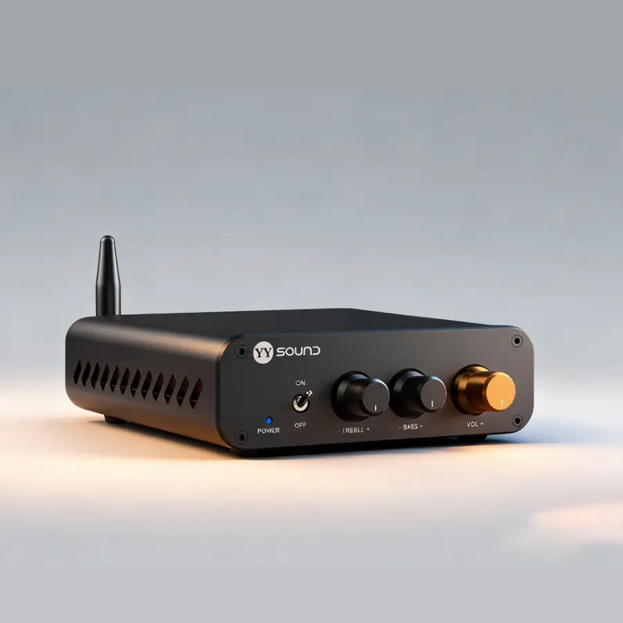 Digital Amp Recordio Professional Home 2.1 Channel High Power HiFi Digital Audio Sound Amplifier Subwoofer Receivers Alu — view 1