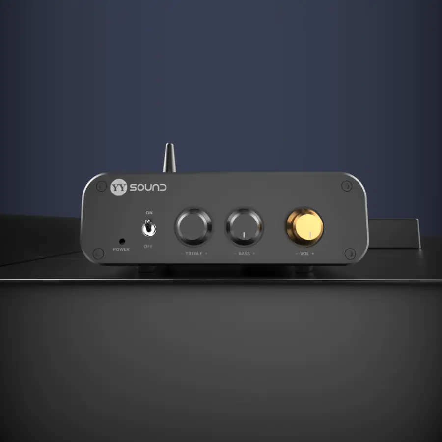 Digital Amp Recordio Professional Home 2.1 Channel High Power HiFi Digital Audio Sound Amplifier Subwoofer Receivers Aluminium — image 5