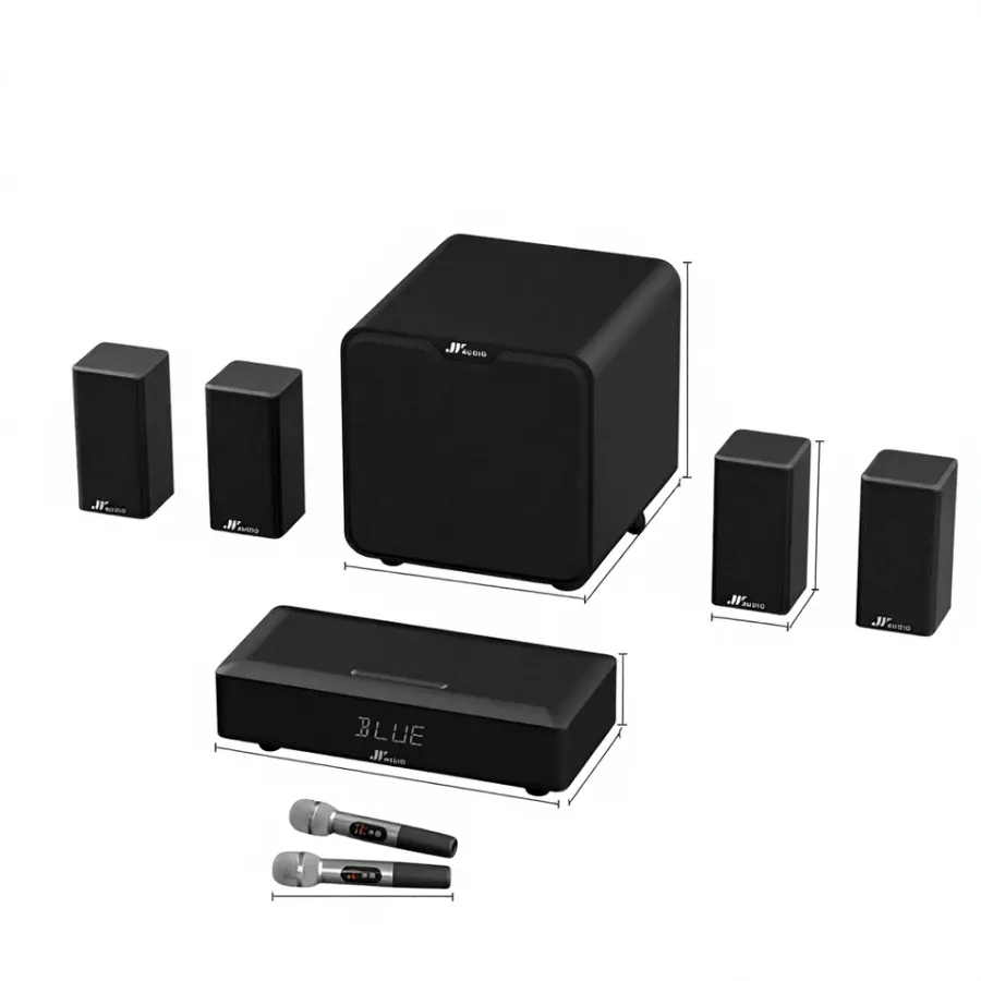 Hot Sale Dolby 5.1 Home Theater Set for Soundbar Speaker Karaoker Surround Sound TV Karaoke Speaker — view 1