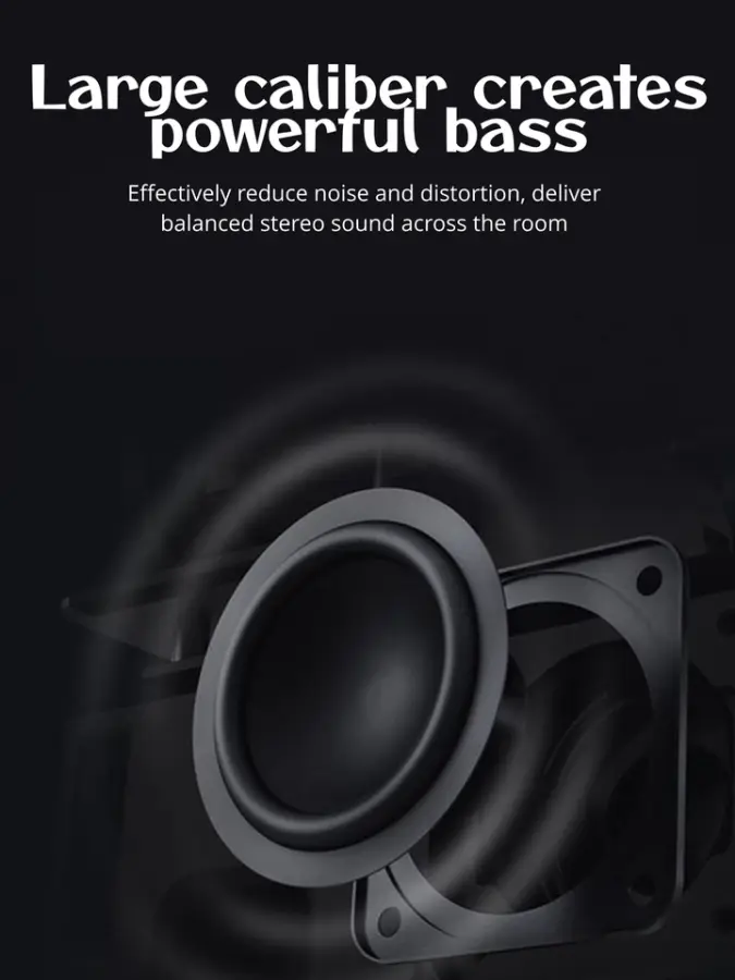 2025 New 5.1 Channel 5G Wireless Audio System Connects to the Home Audio and Video Set with a Wireless Microphone Hifi Speakers — image 5