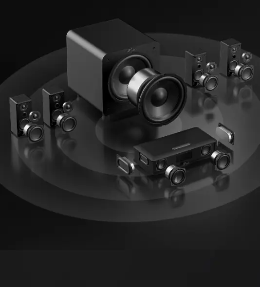 Hot selling 5.1 Surround Sound Home Theater System Cinematic Dolby Audio, Wireless Rear Speakers for Movies, Music ,Gaming — image 4