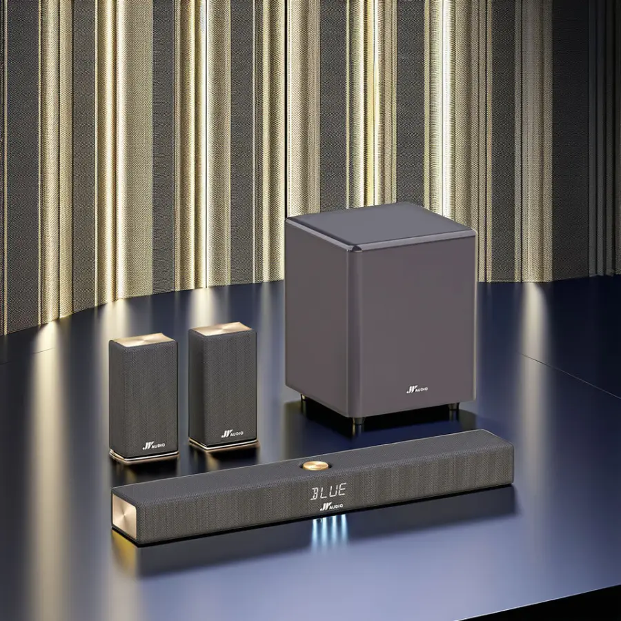 5.1 Channel Full Wireless Home Audio Theater System 31.5-inches Smart Soundbar Speaker 2 Surround Speakers 8-inches Subwoofer — image 3