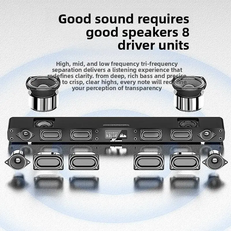 A9pro Wireless Home Theater System with Virtual Surround Sound 3D Surround Wireless Subwoofer for Karaoke — image 2