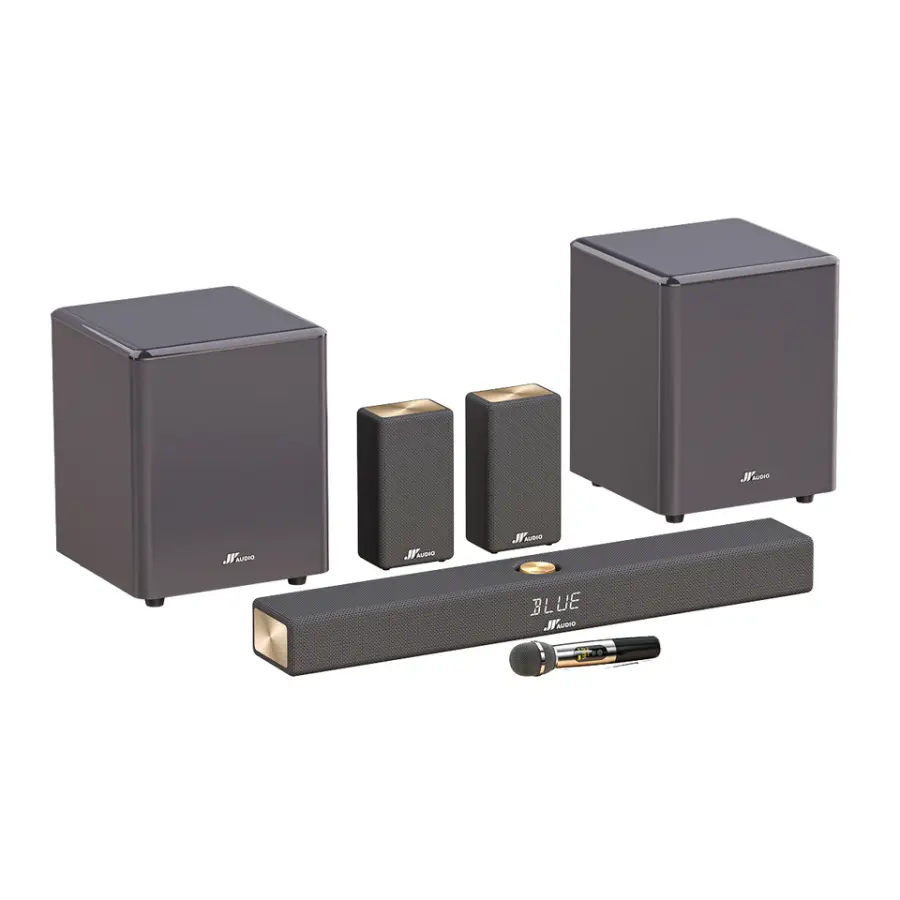 18CH Plastic Wireless Home Theater Soundbar 560W with 2 Surround Center Channel 2 Subwoofers for 4K TV — image 3