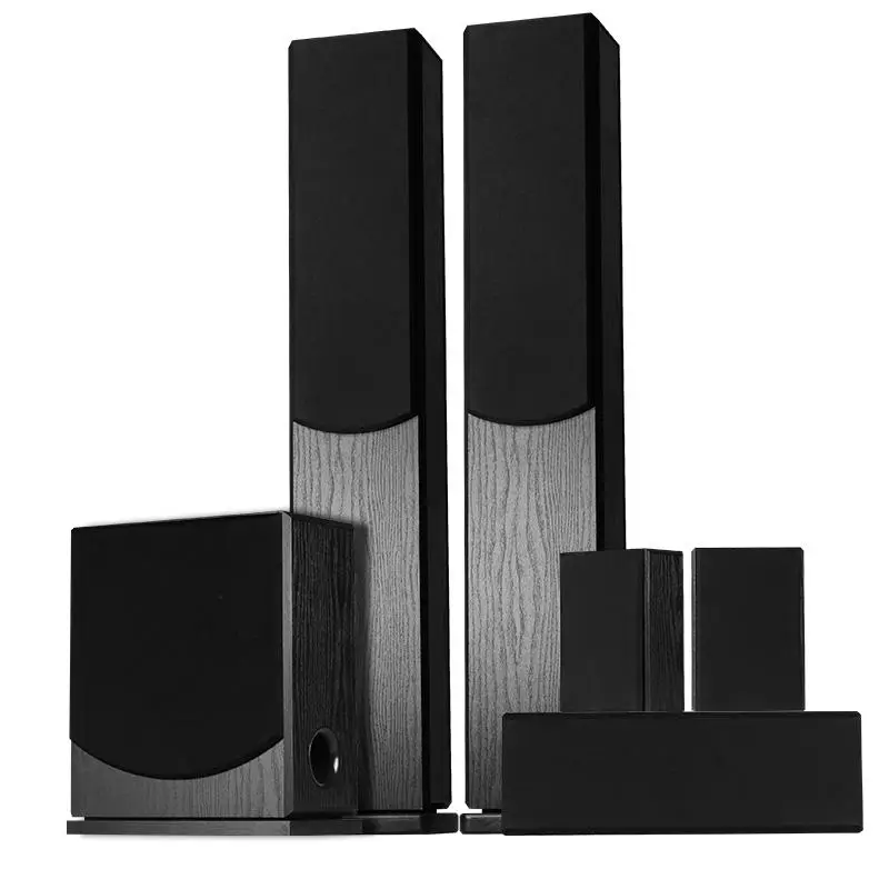 2023 New Product 5.1ch Wooden Home Theater Speaker Subwoofer Amplifier for Home with Piano Painting — image 6