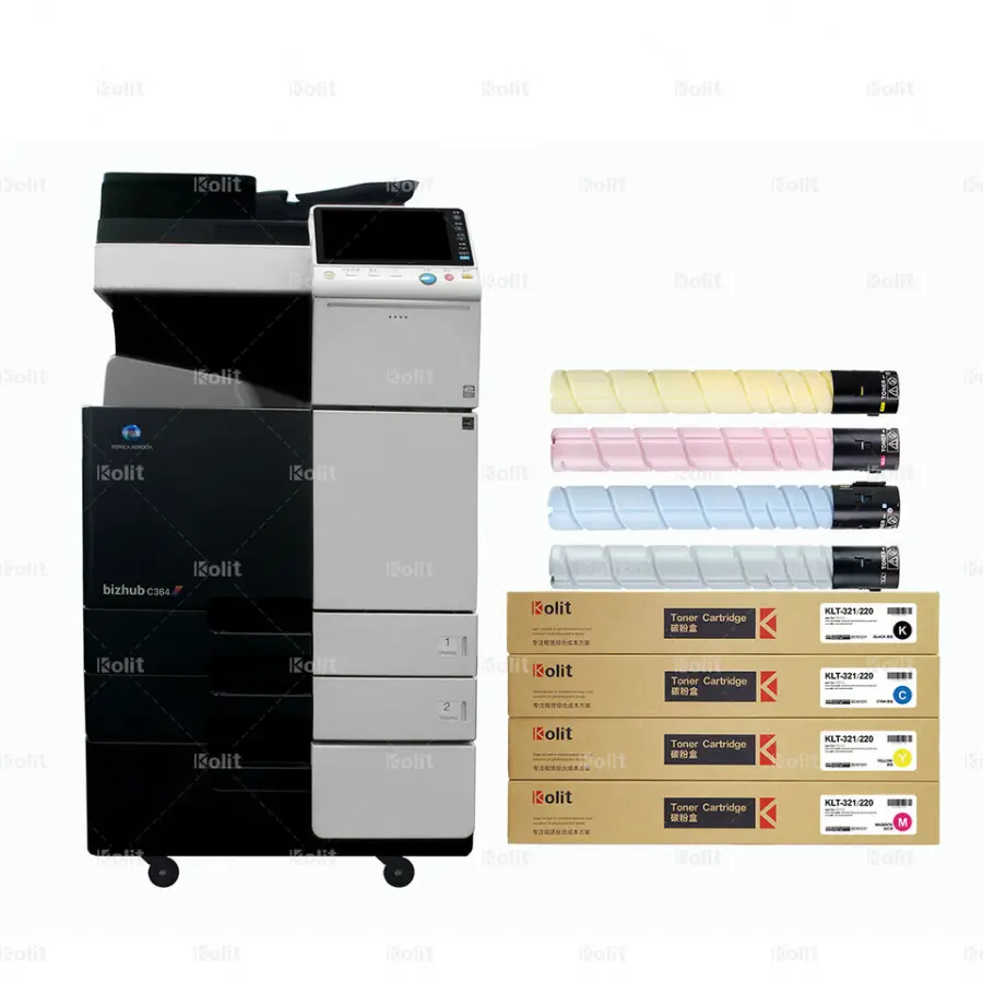 Used Refurbished A3 Photocopy Printer Machine Konica Minolta Bizhub C364 C364E Color Multifunction Refurbished Copiers — image 3
