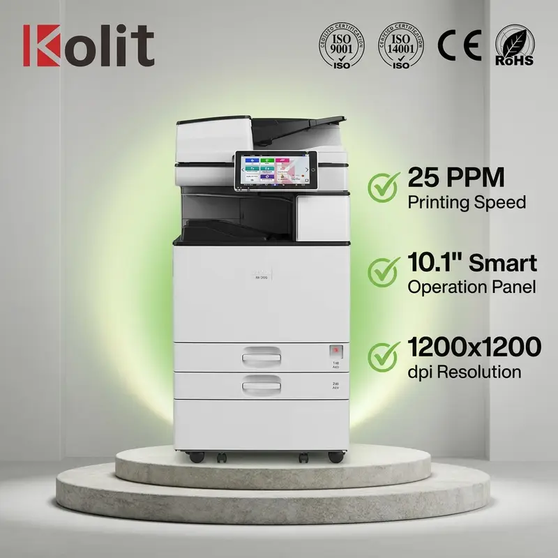 Kolit Brand New Ricoh IM2500 A3 Monochrome Multifunctional Photocopier Machine 25ppm Office Black & White Laser Copier — view 1