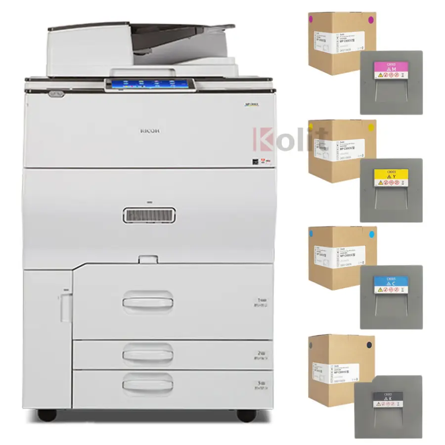Kolit Refurbished Digital Laser Multifunction Photo Copier Machine Color for Ricoh MPC8003 Printer Scanner and Photocopier — image 3