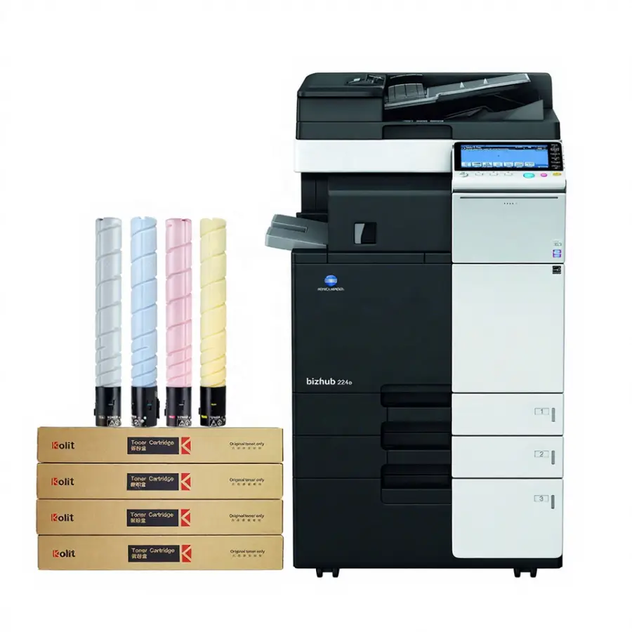 A3 Size Remanufactured Konica Minolta Color Printer C224e Copier Scanner Printer 3 in One Photocopier Machine for Office — view 1