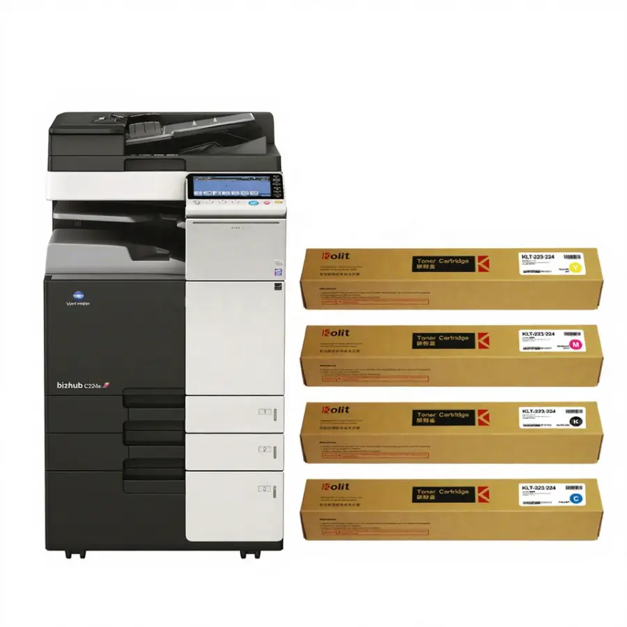 A3 Size Remanufactured Konica Minolta Color Printer C224e Copier Scanner Printer 3 in One Photocopier Machine for Office — view 4