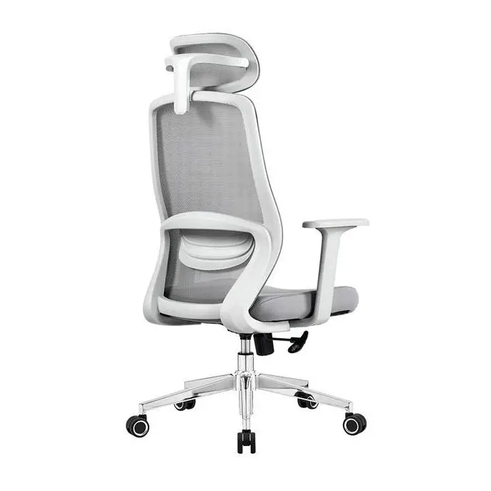 Breathable Fabric Ergonomic Load Swivel Office Chair Adjustable Lumbar Support Tilt Mechanism Multi Position Lock Office Chair — image 4