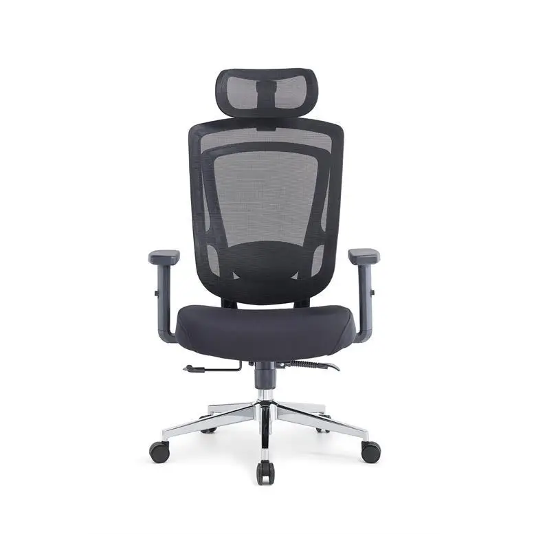 Breathable Fabric Ergonomic Load Swivel Office Chair Adjustable Lumbar Support Tilt Mechanism Multi Position Lock Office Chair — image 2