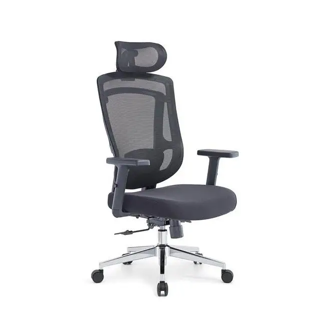 Breathable Fabric Ergonomic Load Swivel Office Chair Adjustable Lumbar Support Tilt Mechanism Multi Position Lock Office Chair — image 3