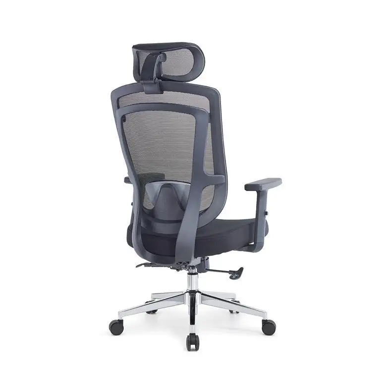 Breathable Fabric Ergonomic Load Swivel Office Chair Adjustable Lumbar Support Tilt Mechanism Multi Position Lock Office Chair — image 5