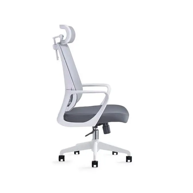 Breathable Fabric Ergonomic Load Swivel Office Chair Adjustable Lumbar Support Tilt Mechanism Multi Position Lock Office Chair — image 4