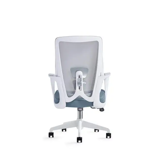 Modern Adjustable Mesh Executive Office Chair with Height Adjustable Swivel Base Saber Legs-Factory Wholesale Chair — image 5