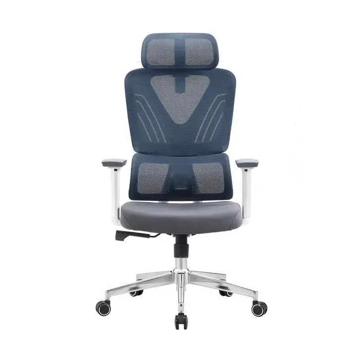 Breathable Fabric Ergonomic Load Swivel Office Chair Adjustable Lumbar Support Tilt Mechanism Multi Position Lock Office Chair — image 3
