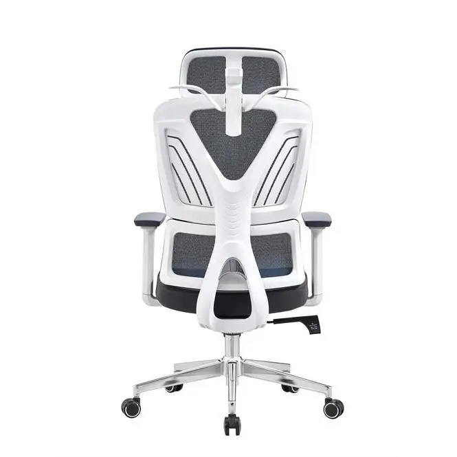 Breathable Fabric Ergonomic Load Swivel Office Chair Adjustable Lumbar Support Tilt Mechanism Multi Position Lock Office Chair — image 5