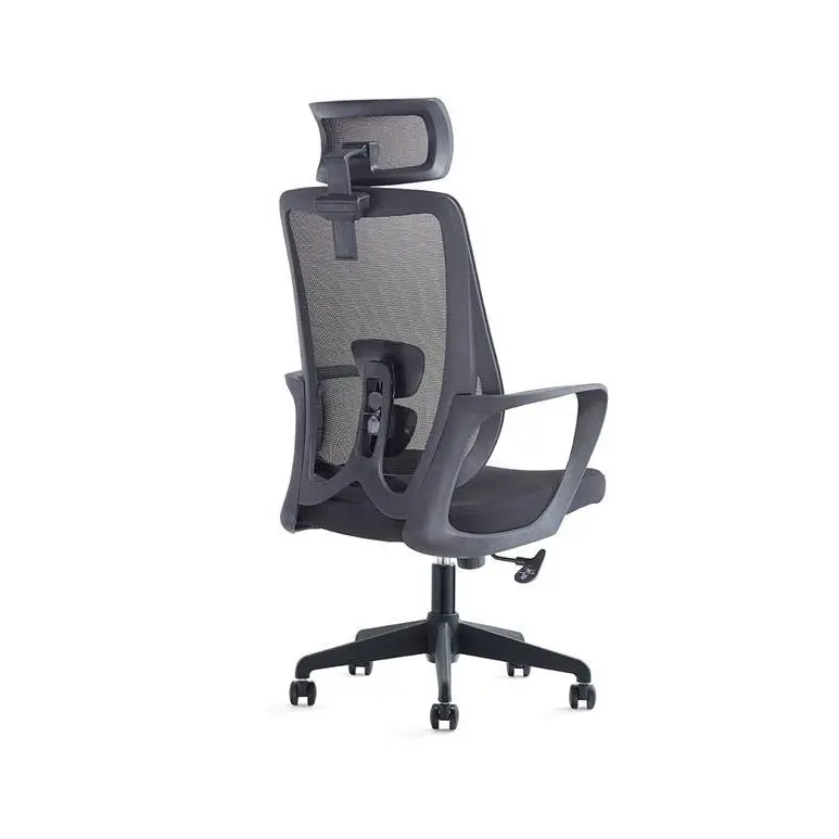 Breathable Fabric Ergonomic Load Swivel Office Chair Adjustable Lumbar Support Tilt Mechanism Multi Position Lock Office Chair — image 4