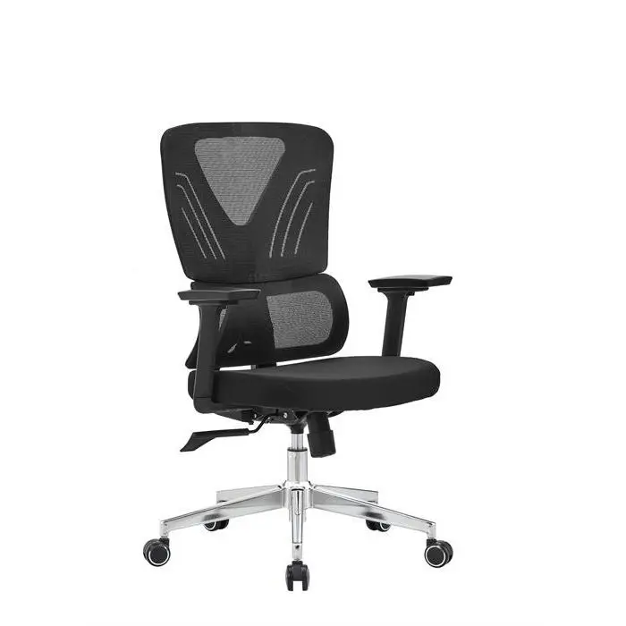 Modern Adjustable Mesh Executive Office Chair with Height Adjustable Swivel Base Saber Legs-Factory Wholesale Chair — image 2