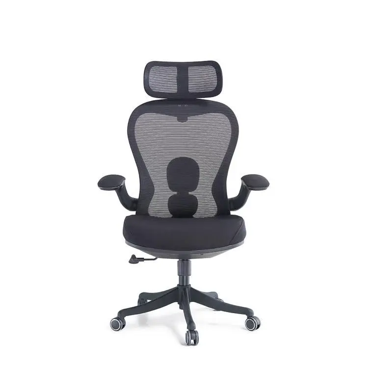 Breathable Fabric Ergonomic Load Swivel Office Chair Adjustable Lumbar Support Tilt Mechanism Multi Position Lock Office Chair — image 2