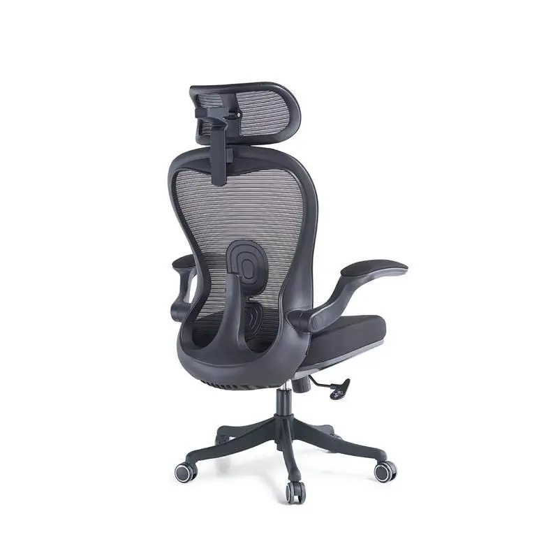 Breathable Fabric Ergonomic Load Swivel Office Chair Adjustable Lumbar Support Tilt Mechanism Multi Position Lock Office Chair — image 4