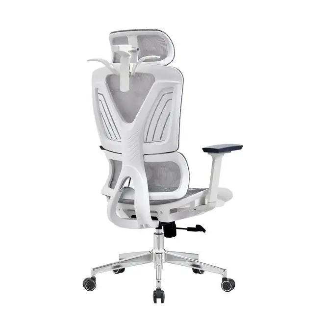 Breathable Fabric Ergonomic Load Swivel Office Chair Adjustable Lumbar Support Tilt Mechanism Multi Position Lock Office Chair — image 4
