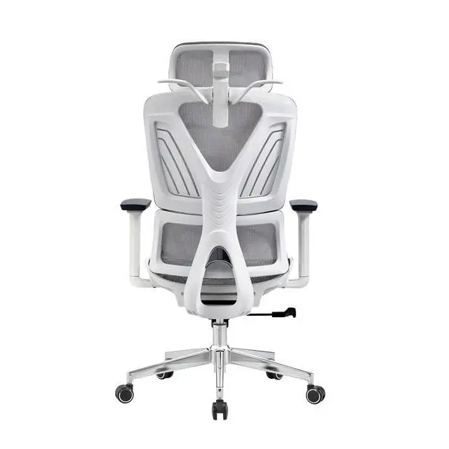 Breathable Fabric Ergonomic Load Swivel Office Chair Adjustable Lumbar Support Tilt Mechanism Multi Position Lock Office Chair — image 5