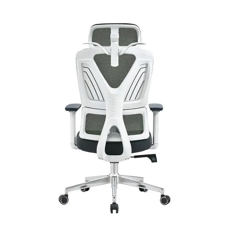 Breathable Fabric Ergonomic Load Swivel Office Chair Adjustable Lumbar Support Tilt Mechanism Multi Position Lock Office Chair — image 5