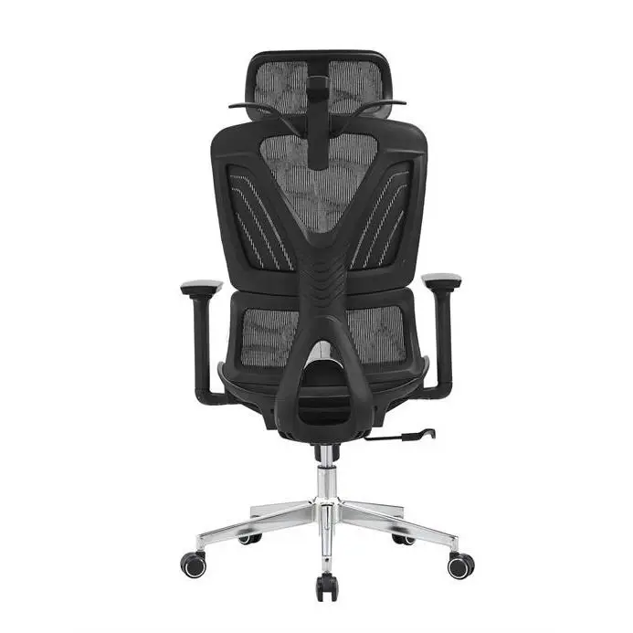 Breathable Fabric Ergonomic Load Swivel Office Chair Adjustable Lumbar Support Tilt Mechanism Multi Position Lock Office Chair — image 6