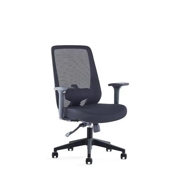 Modern Adjustable Mesh Executive Office Chair with Height Adjustable Swivel Base Saber Legs-Factory Wholesale Chair — image 3