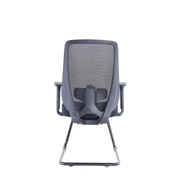 Middle Back Office Chair China Electric Office Chair Cheap Office Chair With White Leg — image 5