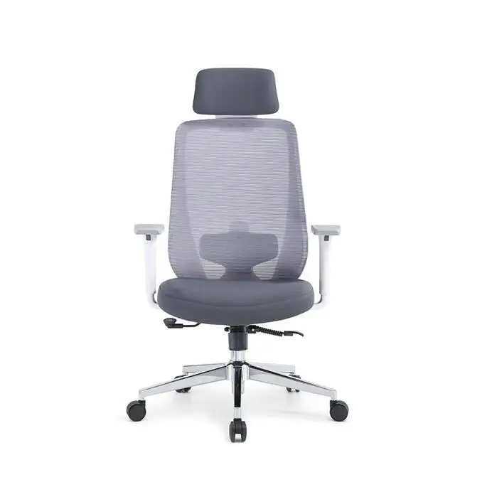 Breathable Fabric Ergonomic Load Swivel Office Chair Adjustable Lumbar Support Tilt Mechanism Multi Position Lock Office Chair — image 2