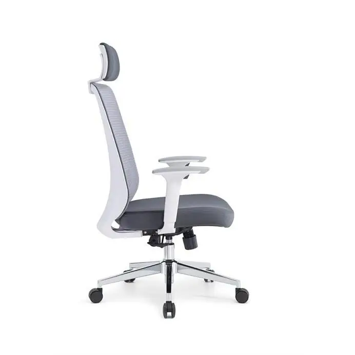 Breathable Fabric Ergonomic Load Swivel Office Chair Adjustable Lumbar Support Tilt Mechanism Multi Position Lock Office Chair — image 4