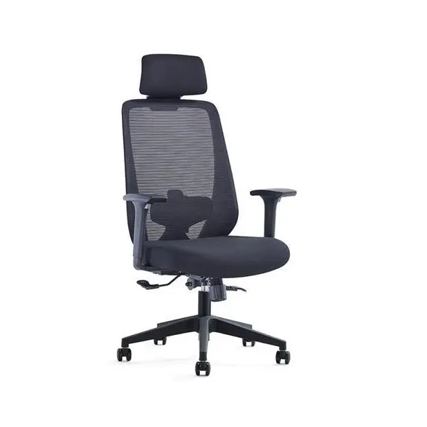 Breathable Fabric Ergonomic Load Swivel Office Chair Adjustable Lumbar Support Tilt Mechanism Multi Position Lock Office Chair — image 3