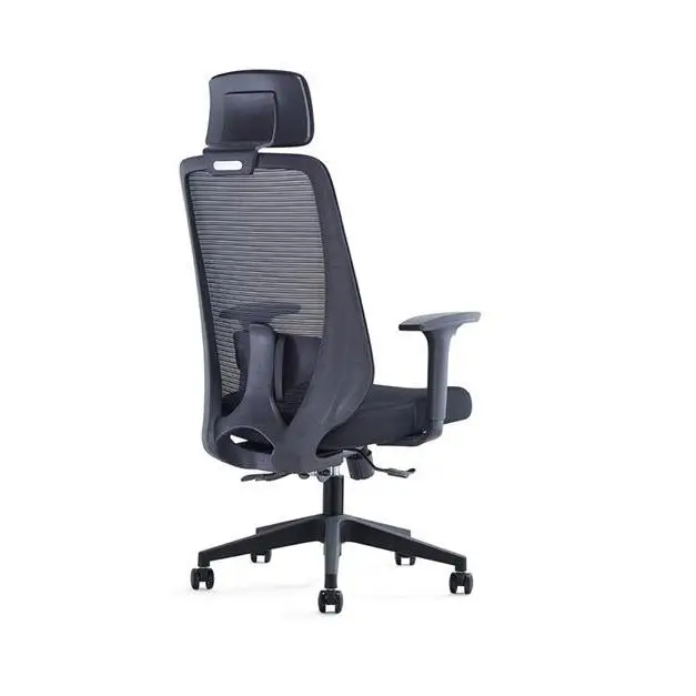 Breathable Fabric Ergonomic Load Swivel Office Chair Adjustable Lumbar Support Tilt Mechanism Multi Position Lock Office Chair — image 4