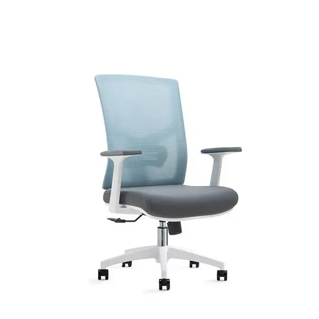 Modern Adjustable Mesh Executive Office Chair with Height Adjustable Swivel Base Saber Legs-Factory Wholesale Chair — image 3