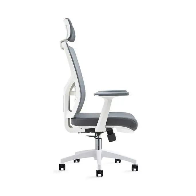 Breathable Fabric Ergonomic Load Swivel Office Chair Adjustable Lumbar Support Tilt Mechanism Multi Position Lock Office Chair — image 4