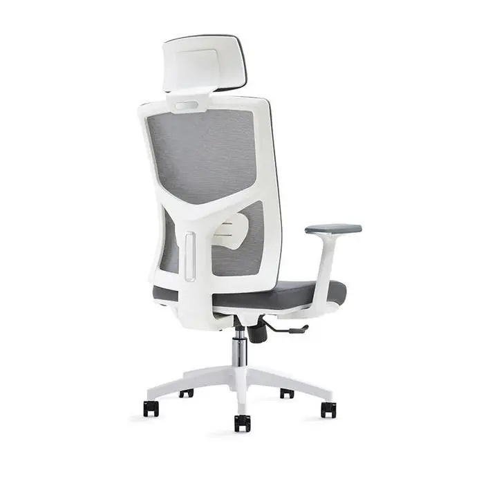 Breathable Fabric Ergonomic Load Swivel Office Chair Adjustable Lumbar Support Tilt Mechanism Multi Position Lock Office Chair — image 5