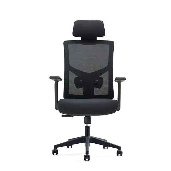 Breathable Fabric Ergonomic Load Swivel Office Chair Adjustable Lumbar Support Tilt Mechanism Multi Position Lock Office Chair — image 2