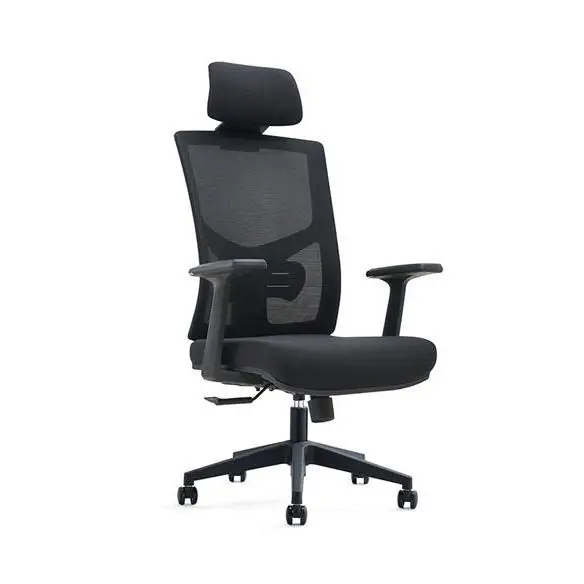 Breathable Fabric Ergonomic Load Swivel Office Chair Adjustable Lumbar Support Tilt Mechanism Multi Position Lock Office Chair — image 3