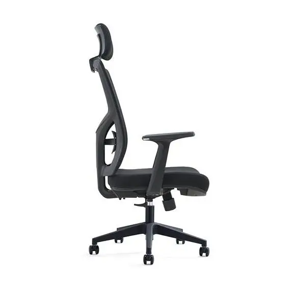 Breathable Fabric Ergonomic Load Swivel Office Chair Adjustable Lumbar Support Tilt Mechanism Multi Position Lock Office Chair — image 4