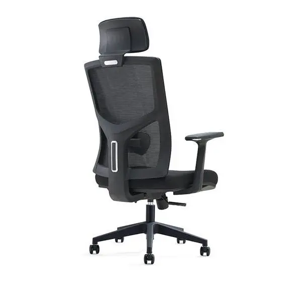Breathable Fabric Ergonomic Load Swivel Office Chair Adjustable Lumbar Support Tilt Mechanism Multi Position Lock Office Chair — image 5