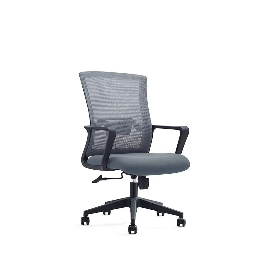 Modern Adjustable Mesh Executive Office Chair with Height Adjustable Swivel Base Saber Legs-Factory Wholesale Chair — image 3